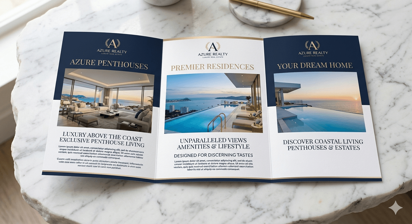 Azure Realty – Luxury Real Estate Brochure
