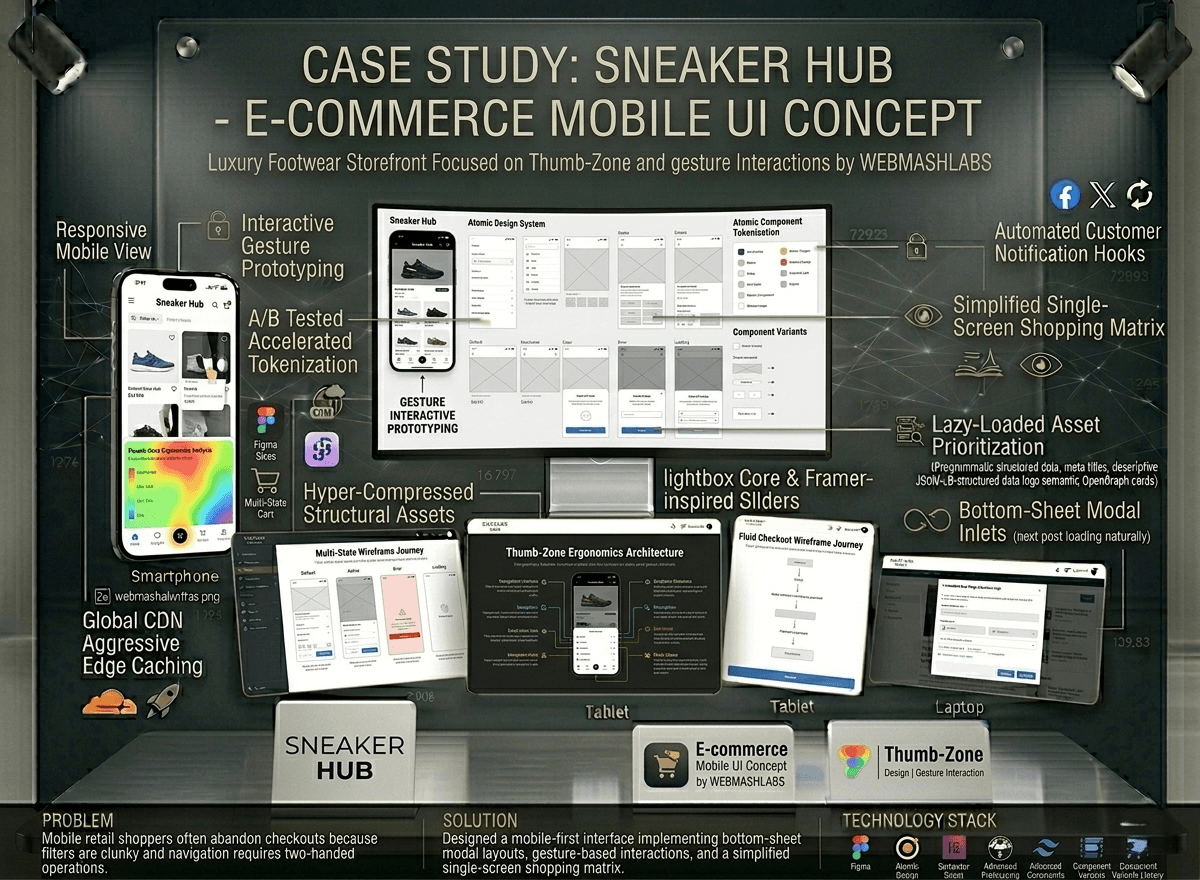 Sneaker Hub – E-commerce Mobile UI