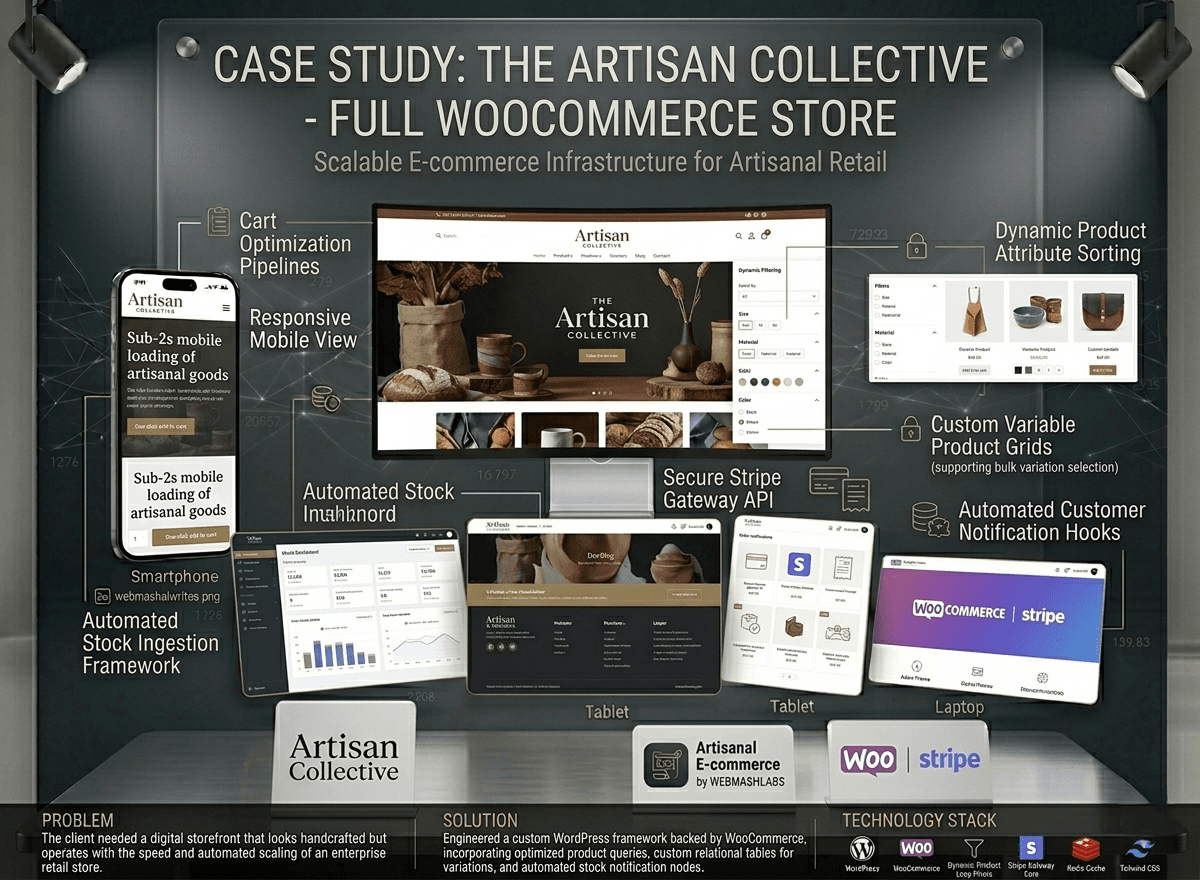 The Artisan Collective – Full WooCommerce Store