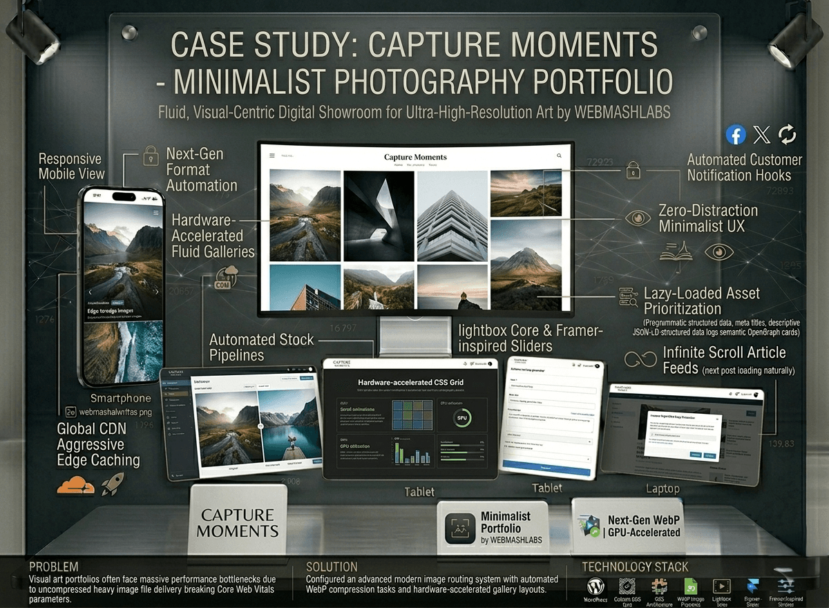 Capture Moments – Minimalist Photography Portfolio