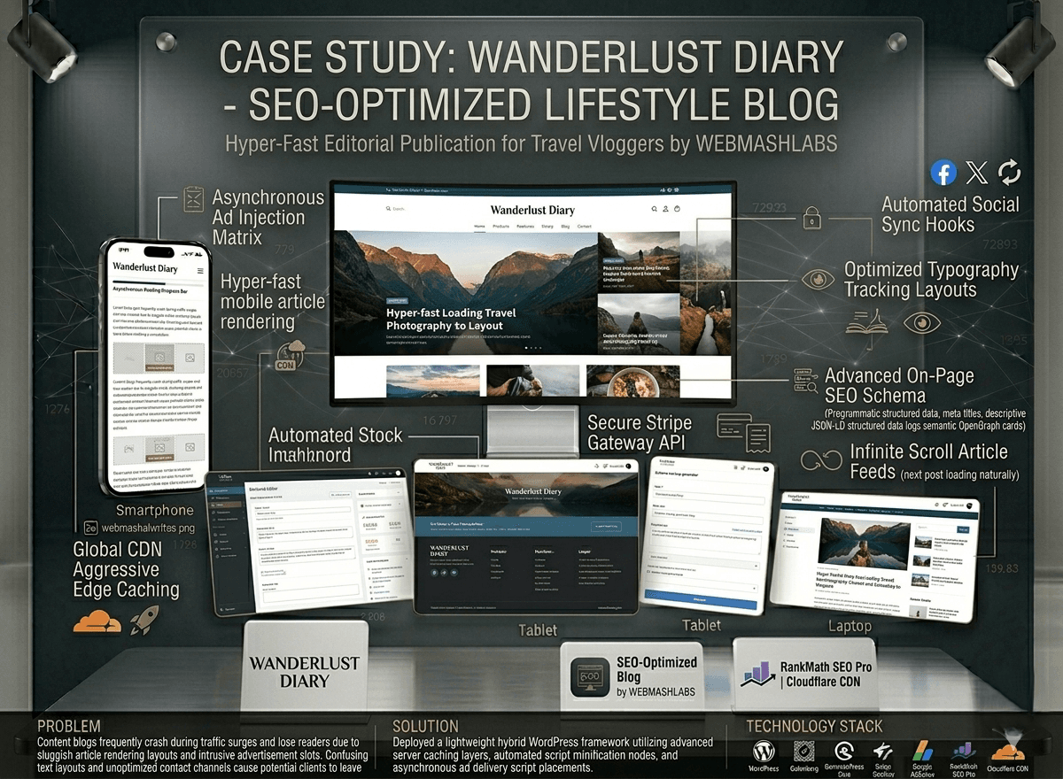 Wanderlust Diary – SEO-Optimized Lifestyle Blog