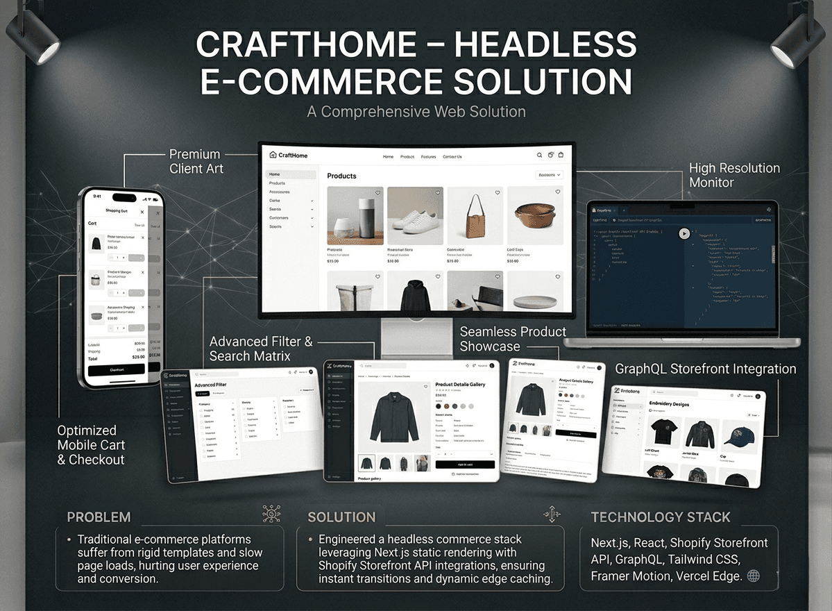 CraftHome - Headless E-commerce Solution