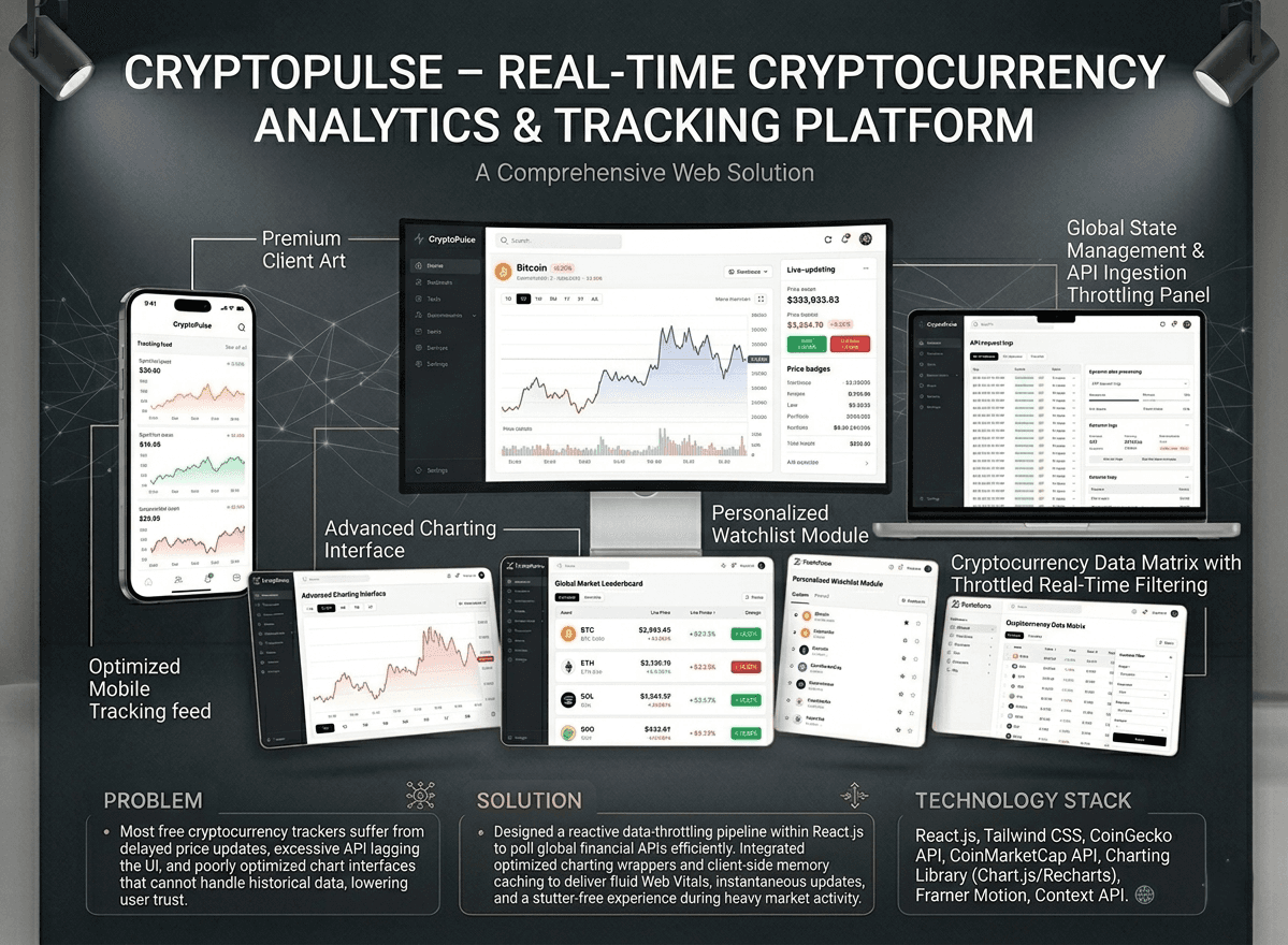 CryptoPulse - Real-Time Crypto Tracker